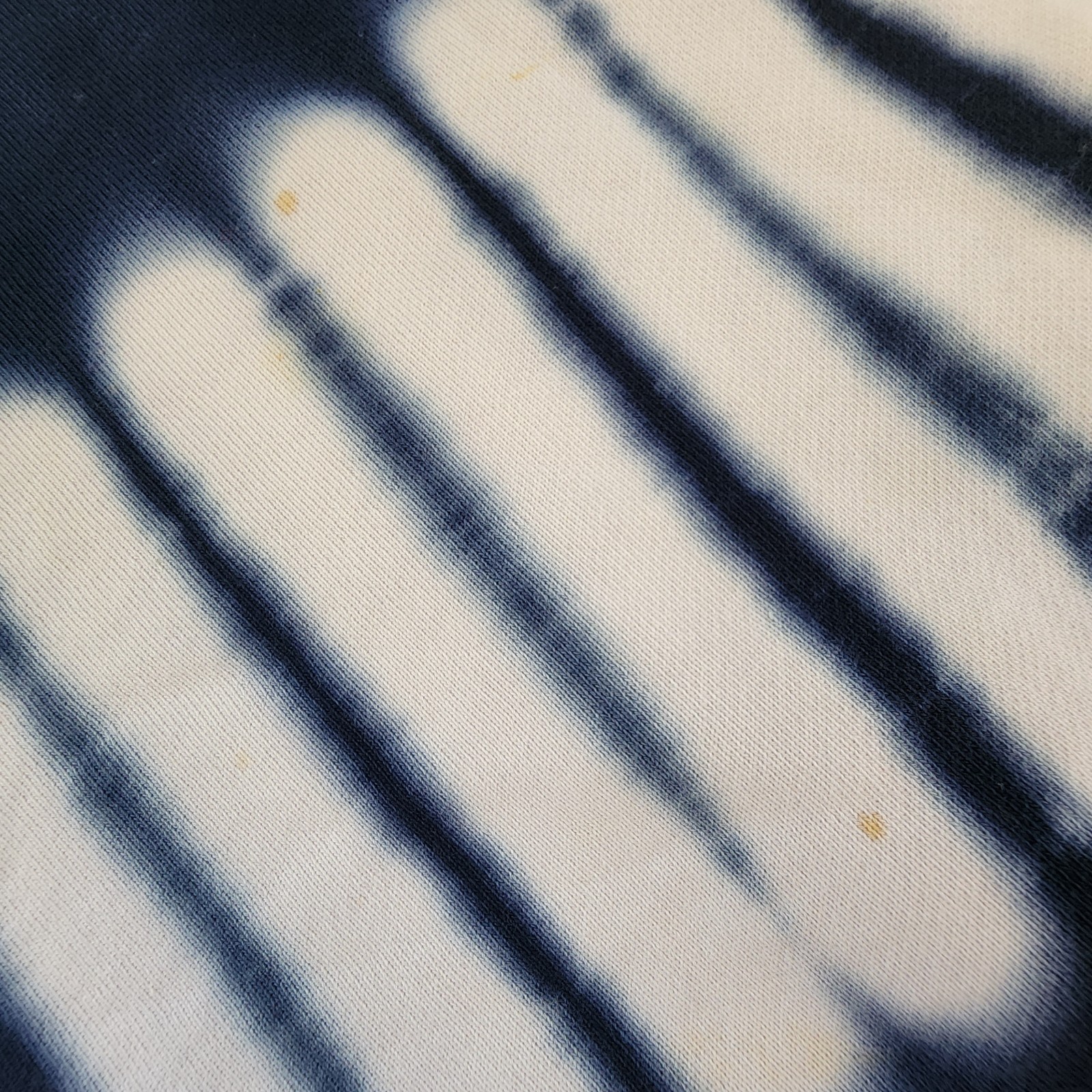 Madewell Hoodie L Tie Dye Navy White Cotton Boho Hippie Beachy Cozy Sweatshirt