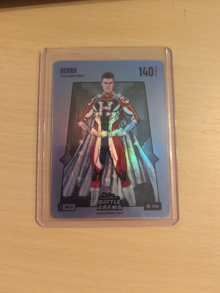 Herro Tyler Herro 2026 Bo Jackson Battle Arena Griffey Silver Battlefoil #SBF-45