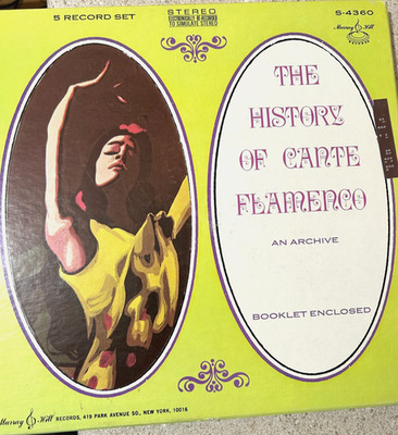 THE HISTORY OF CANTE FLAMENCO-ARCHIVE=5 LP SET W/BOOKLET=EXCELLENT!!!!-FREE SHIP