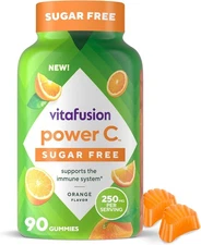 vitafusion Sugar Free Power C Vitamin C Gummies, Daily Adult Vitamins for Immune
