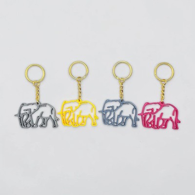 Elephant Keychains (1-500) Handmade Safari Wildlife Jungle Animal Charm Bulk Lot