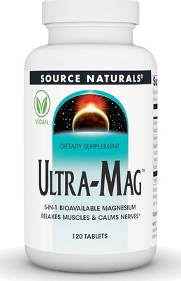Source Naturals Ultra-Mag, 5-in-1 Bioavailable Magnesium - Relaxes Muscles and -