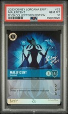 2023 DISNEY LORCANA EN P1-PROMO 22 MALEFICENT - UNINVITED PSA 10