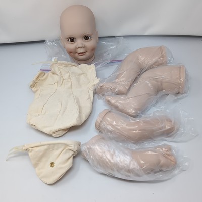 Vinyl Legacy Dolls Christmas ''Daisy'' Doll Kit 1988 by Terri DeHetre 22'' New Old
