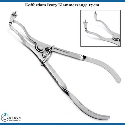 Ivory Klammerzange   Präzise Kofferdam Zange für Zahnarzt & KFO