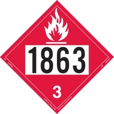 Labelmaster Red Diamond Safety Labels 273x273mm 25-Pack Industrial Warning