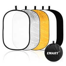 24 x 36 Light Reflectors 5-in-1 Photo Collapsible Photography Large Portable