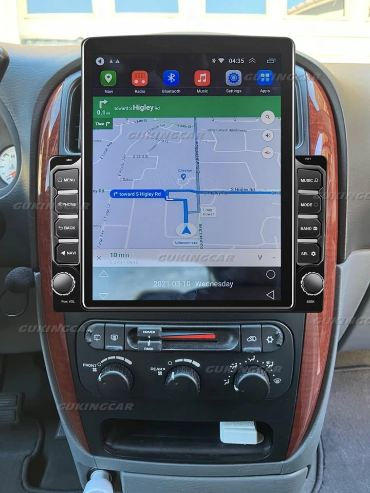 CarPlay Android 13 para Chrysler Town & Country 2003-2007 radio de coche estéreo 9,7" Foto 2 de 4