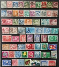 LOT 63 TIMBRES DE SUISSE OBLITERES (1882-1968)