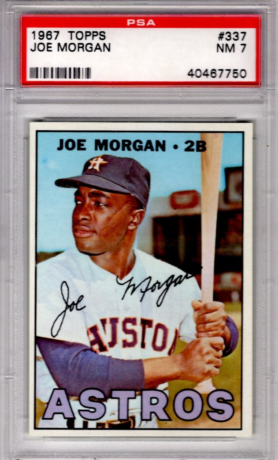 1967 Topps Joe Morgan PSA 7 NM # 337
