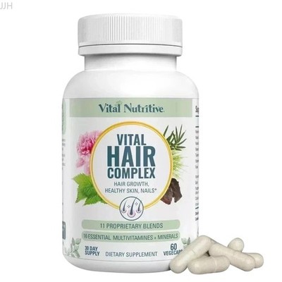 Vital Hair Complex Supplement for Hair Support Suitable for Men and Women