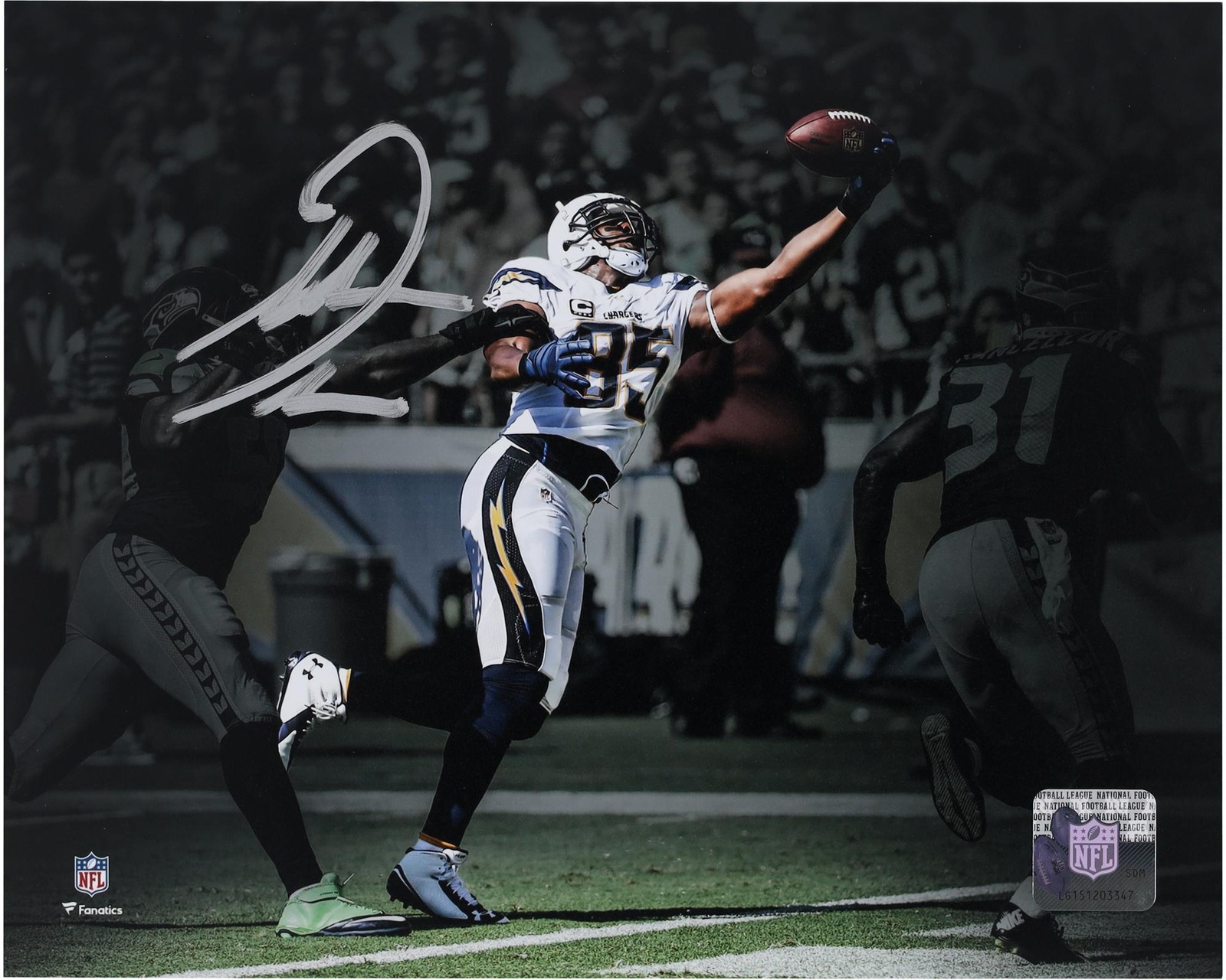 Antonio Gates Autographed Signed San Diego Chargers Chargers 8x10 Photo Item#14417683 COA 