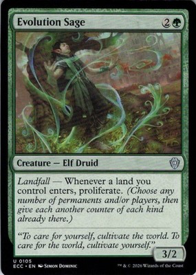 MTG Evolution Sage (105) | NM | Commander: Lorwyn Eclipsed {ECC}