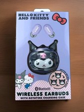 Sanrio Hello Kitty Kuromi Bluetooth Wireless Earbuds w/ Charging Case - New