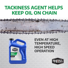 Super Tech Bar and Chain Oil 1 Gallon SAE 30 Chainsaw Lubricant Heavy Duty