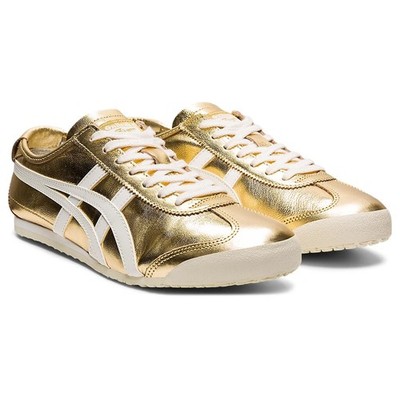 New Authentic Onitsuka Tiger MEXICO 66 THL7C2-9401 GOLD WHITE 1183B566-201