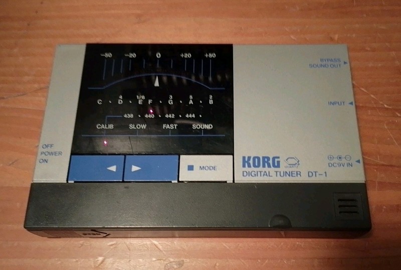 Korg Digital Tuner DT-1 Silver Face, 