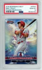 Mike Trout 2018 Bowman's Best Power Producers Insert #PPMT PSA 10 Angels