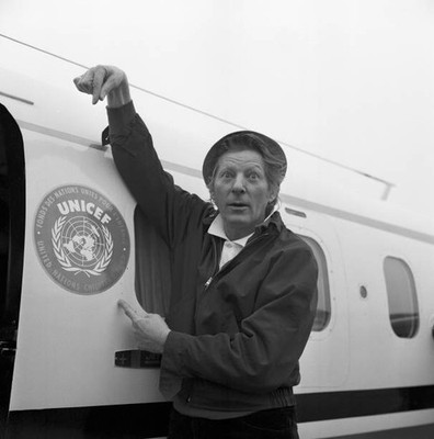 Renowned American artist Danny Kaye UNICEF Goodwill Ambassador- 1968 Old Photo