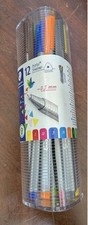 Staedtler Triplus Fineliner Marker Pens, Pack of 12 with case - Brand New