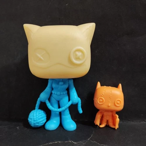 Funko Pop! DC Comics Patchwork Catwoman #509 & Mini Batman Prototype NO BOX