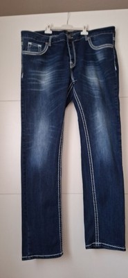 AMACI & SONS Herren Jeans Jeanswear W40 L34 Denim Ziernähte cooler Style 