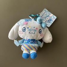 Sanrio Cinnamon Roll Mascot Pouch Deco NWT/Used w tag, 15x17cm, Japanese