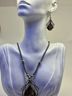 Necklace & Earrings Set  ABCD Statement Fashion Chunky Vintage Glamour Costume  — photo 5