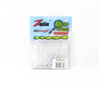 Zman Soft K�der Baby BallerZ 2 Zoll 8/Pack Blue Glimmer Sparkle (6568)