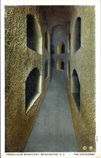 Franciscan Monastery Washington DC The Catacombs Postcard Unused Artchrom