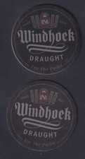 NAMIBIA - Windhoek Beer Mat/Coaster. Front and Reverse are Shown