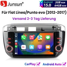 Android15 Autoradio Apple Carplay GPS Navi BT Für Fiat Linea/Punto evo 2012-2017