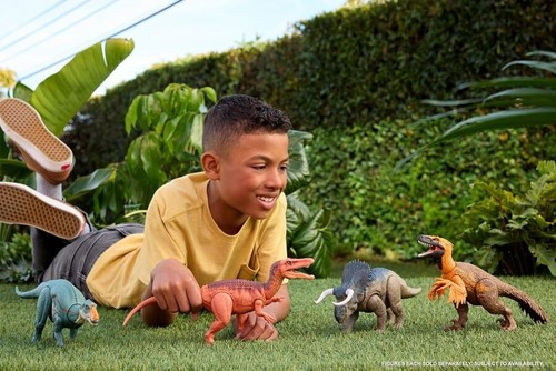 Jurassic World Rebirth Wild Roar Baryonyx Dinosaur Toy - Picture 6 of 6