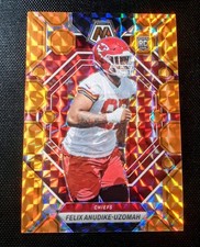 2023 Panini Mosaic Rookies Orange Prizm /199 Felix Anudike-Uzomah #320 Rookie RC