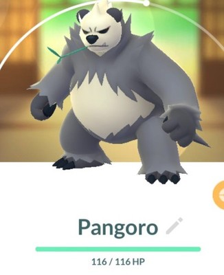  POKEMON GO - Pangoro *L18 & 3 Moves* PVP Great League 