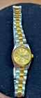 Vintage Seiko 5 Women 4206-0510 Fluted Day Date Two Tone Automatic Watch,Parts