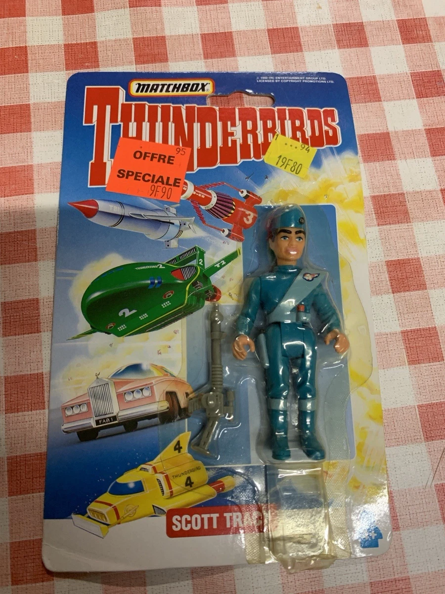 Figurine Matchbox Gordon Tracy TB4 – Thunderbirds 1994 (Édition, Sous Blister)