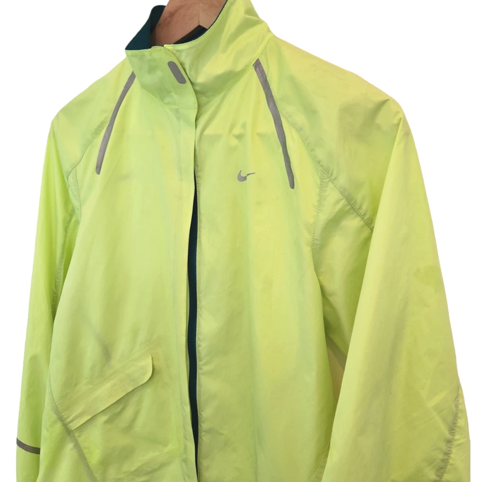 Nike Storm-Fit Jacket Windbreaker Running Biking Yellow Women's Small - Image 3 of 4