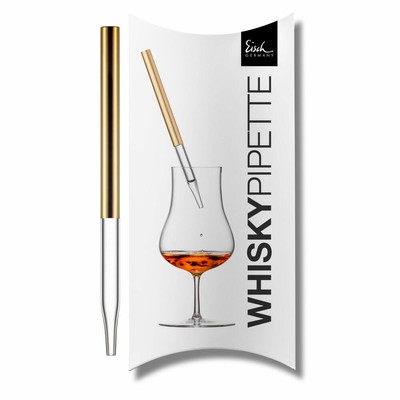 Eisch Whisky Pipette Gentleman Gold, Verdünnungspipette, Glas, 16.5 cm