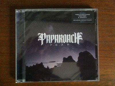 Papa Roach Fear cd comes with signed booklet by band members 2015 bonus songs