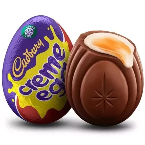 Cadbury cream eggs 40gm x 25 eggs best before 31.7.2025 Full size eggs
