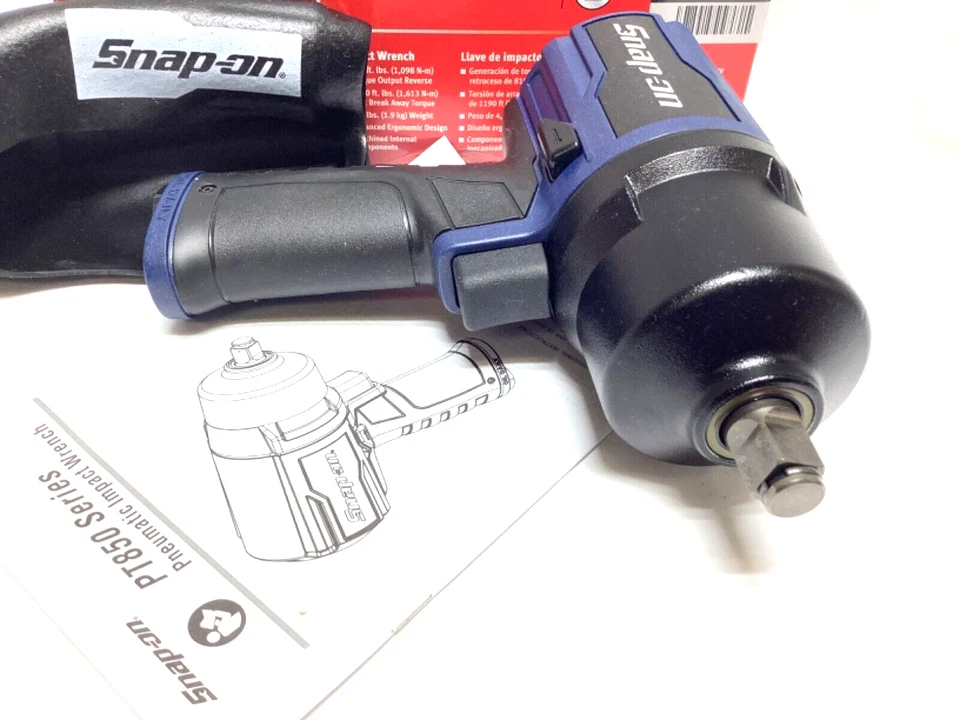 NUEVO Snap-on™ 1/2" unidad SUPER Duty llave de impacto de aire PT850 PT850MB Power Blue Foto 3 de 4