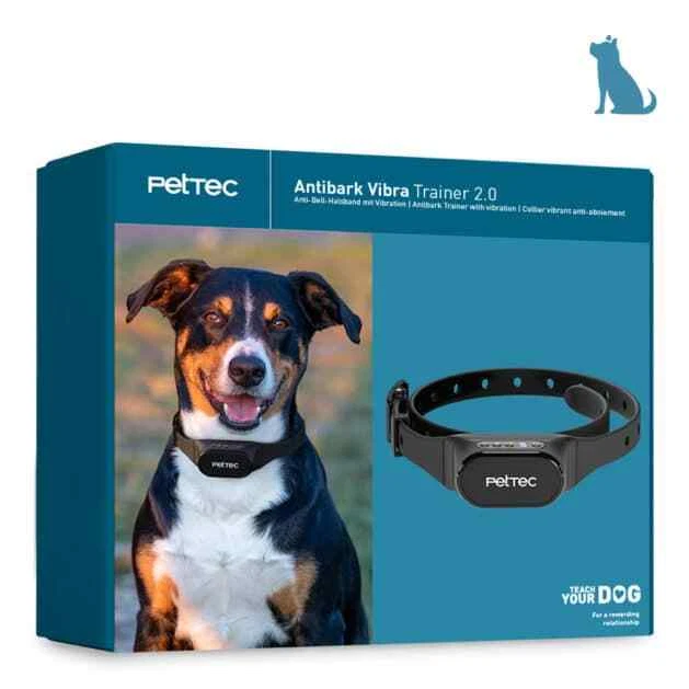 PetTec Anti Bell Halsband, Vibrationshalsband, Hundehalsband Vibration - Bild 1 von 4