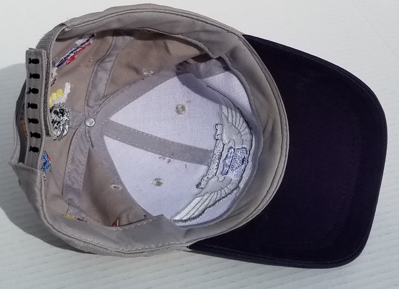 Air Force Ghost Squadron Hat Hook Loop Snapback B… - image 15