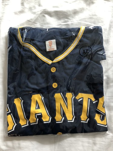 SAN FRANCISCO SF GIANTS UC BERKELEY CAL BEARS JERSEY BRAND NEW XL SIZE 4/25