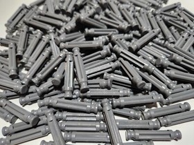 200 K'NEX Rare Plain Gray Rods 1-5/16" (White Size) Standard Replacement KNEX