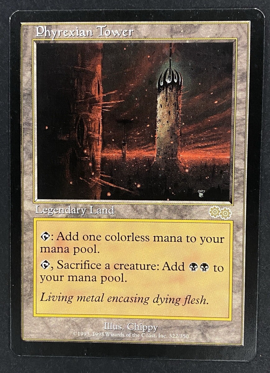 MTG Phyrexian Tower (Urza's Saga) - Lightly Played | eBay