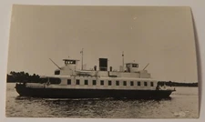 Steamship Steamer AQUIDNECK real photo postcard RPPC