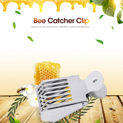 Acheter 5PCS Metal Queen Bee Catcher Clip Cage Catching Tool Beekeeping Equipment