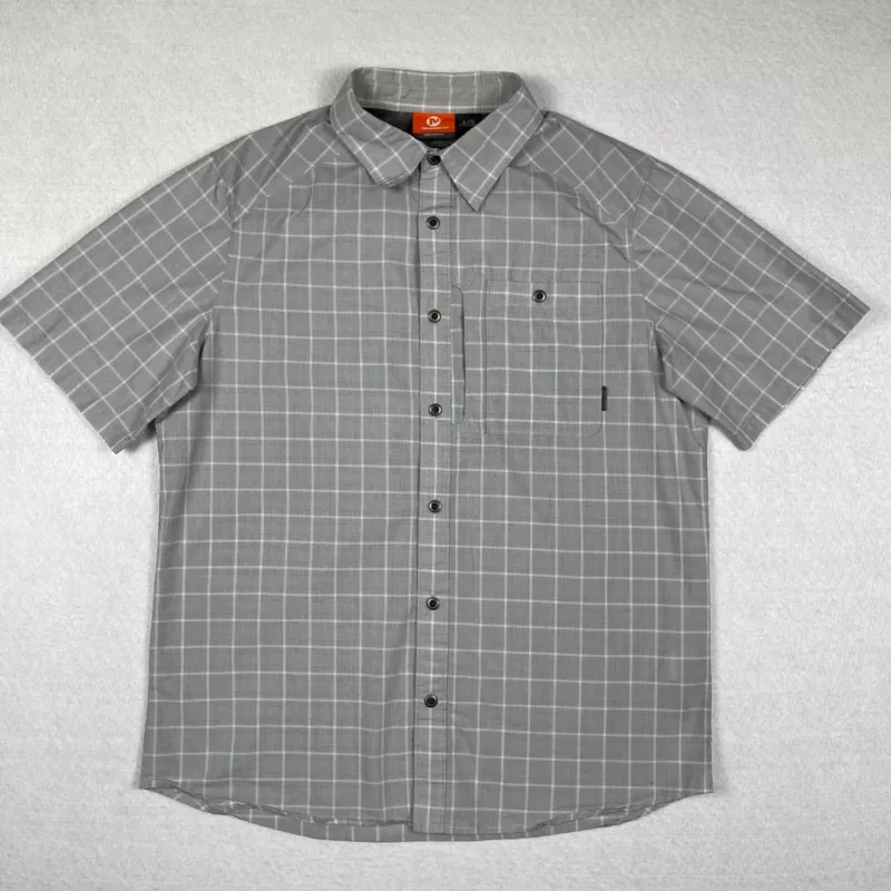 merrell plaid select wick outdoors hiking walking camping shirt